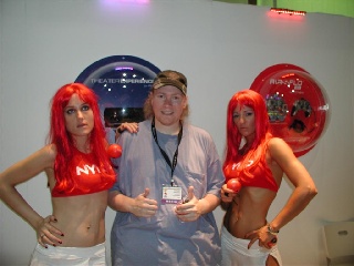 E3 2005. Didn't take many photos at E3 this year, but had to get my pic taken with the Fembots