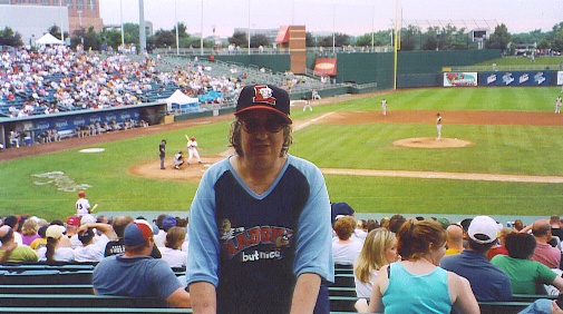 We took my mom to a Lugnuts game when she was here. She bought herself a cap.