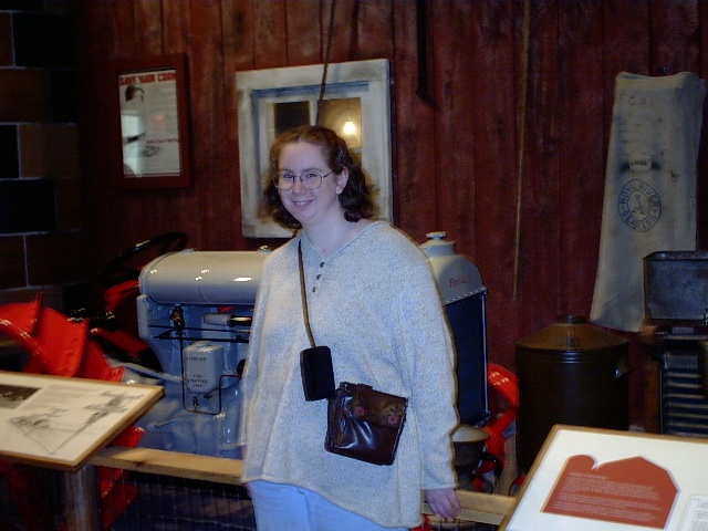 Second floor has various agriculture exhibits